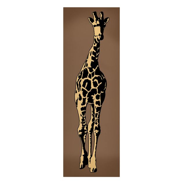 Giraffen Bilder auf Leinwand Giraffe