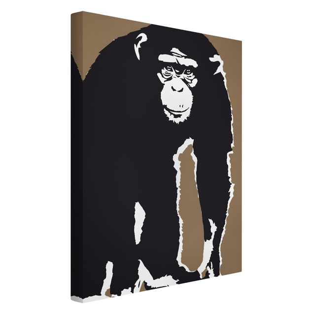 Wandbilder Affen Schimpanse