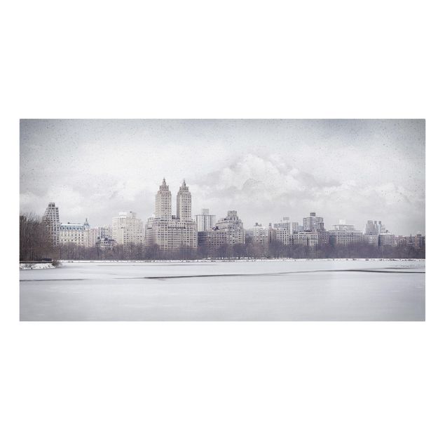 Wandbilder Architektur & Skyline New York im Schnee