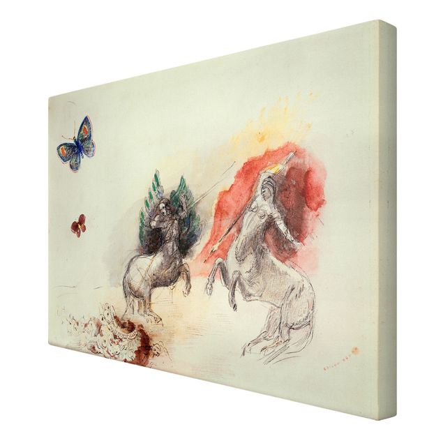 Wandbilder Kunstdrucke Odilon Redon - Schlacht der Kentauren