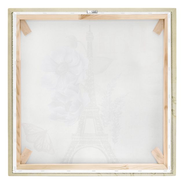 schöne Bilder Paris Collage Eiffelturm