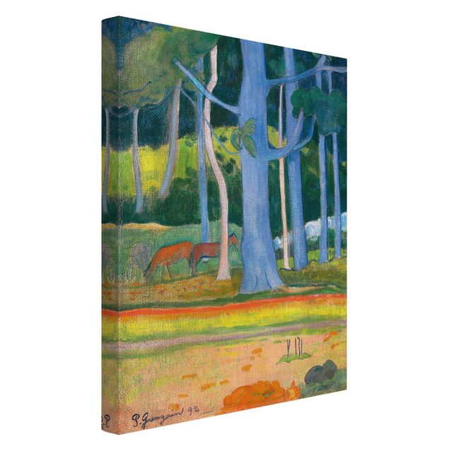 Kunststile Paul Gauguin - Waldlandschaft