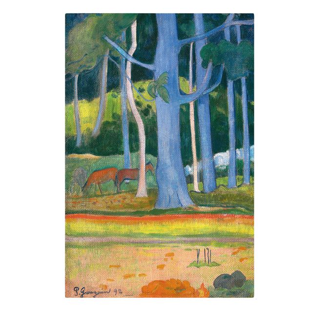 Wandbilder Bäume Paul Gauguin - Waldlandschaft