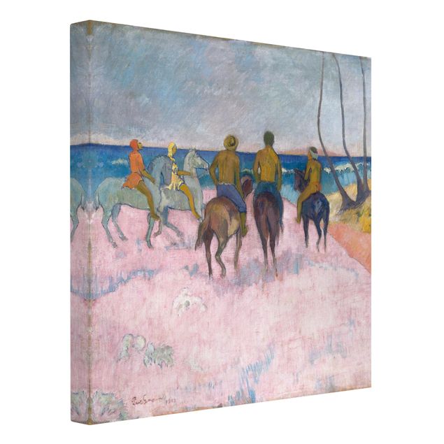 Kunststile Paul Gauguin - Reiter am Strand