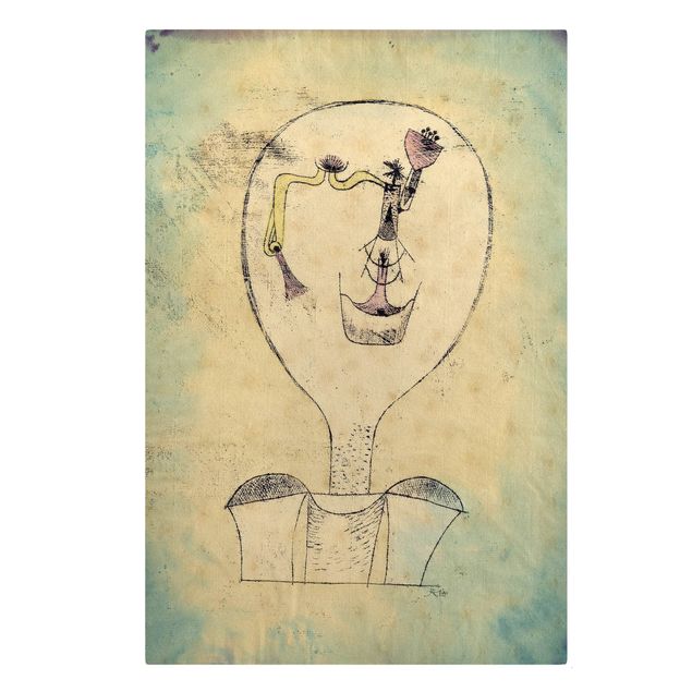 Leinwandbilder abstrakt Paul Klee - Die Knospe