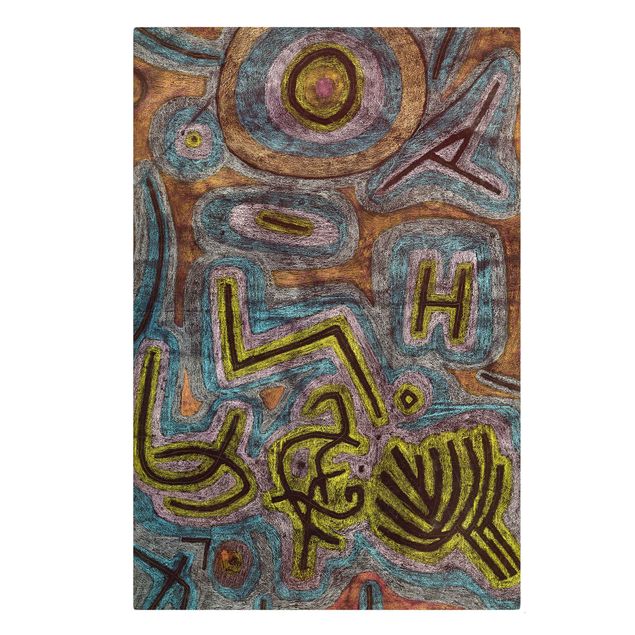 abstrakte Leinwandbilder Paul Klee - Katharsis