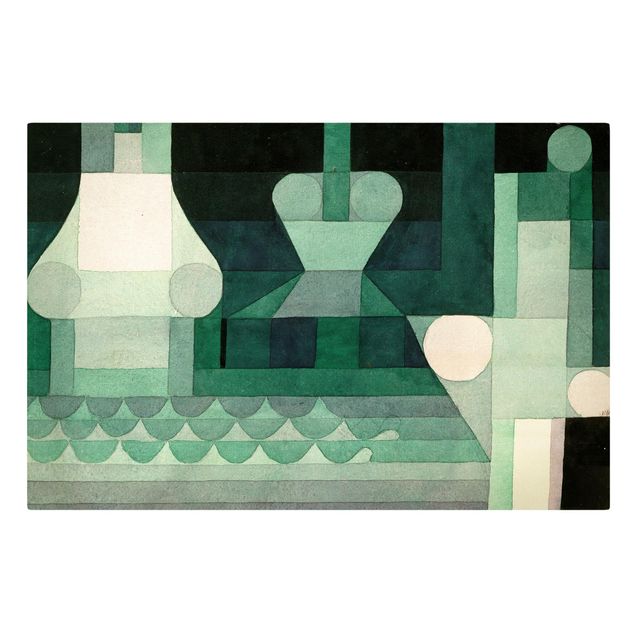 Leinwandbilder abstrakt Paul Klee - Schleusen