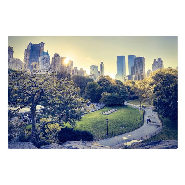 Wandbilder Grün Peaceful Central Park