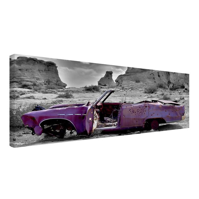 Leinwandbilder Vintage Pink Cadillac