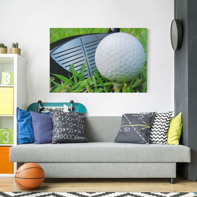Wanddeko Küche Playing Golf