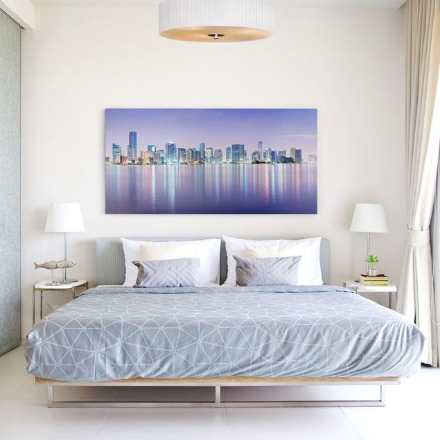 Wandbilder Architektur & Skyline Purple Miami Beach
