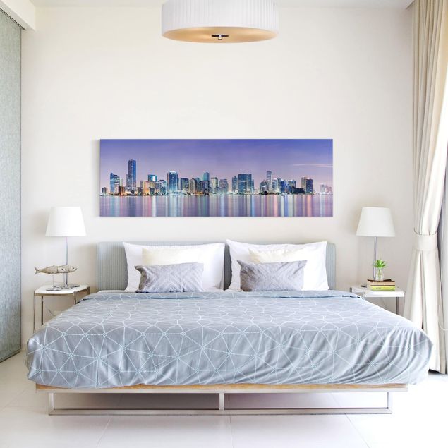 Wandbilder Architektur & Skyline Purple Miami Beach