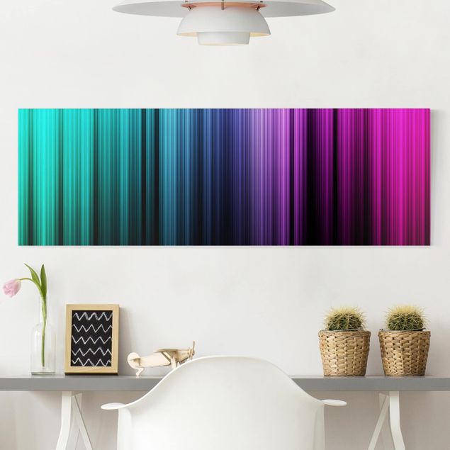 Leinwandbilder Muster Rainbow Display