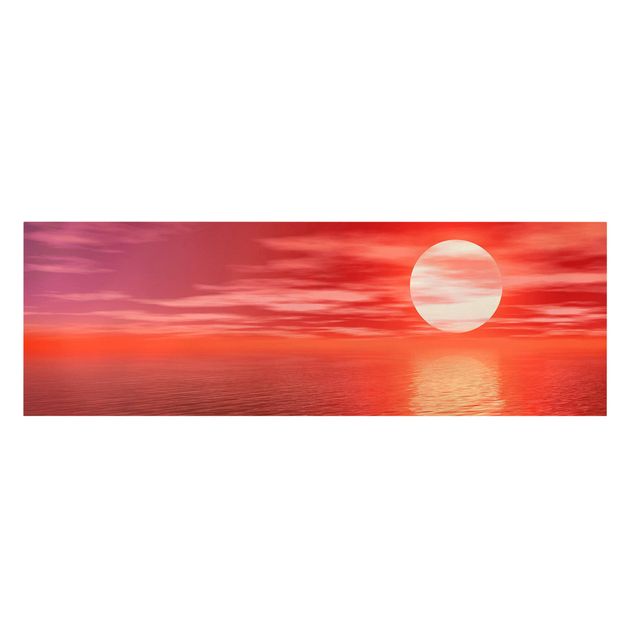Wandbilder Meer Red Sunset