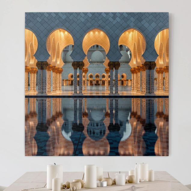 Küchen Deko Reflexionen in der Moschee