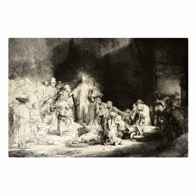 Kunststile Rembrandt van Rijn - Christus heilt die Kranken