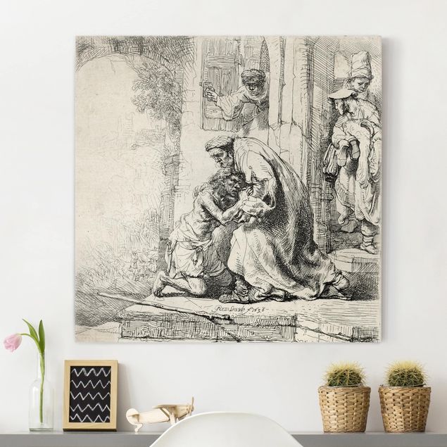 Wanddeko Küche Rembrandt van Rijn - Die Rückkehr des Sohnes