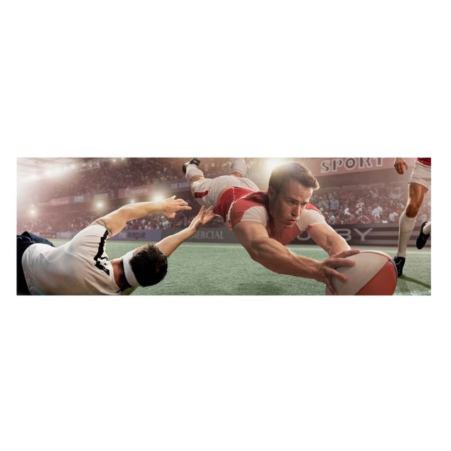 Leinwandbilder kaufen Rugby Action