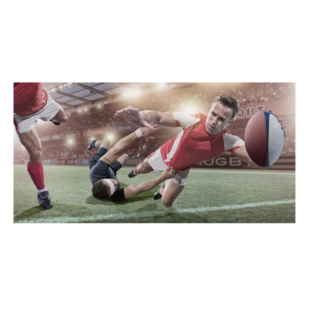 Leinwandbilder kaufen Rugby In Motion