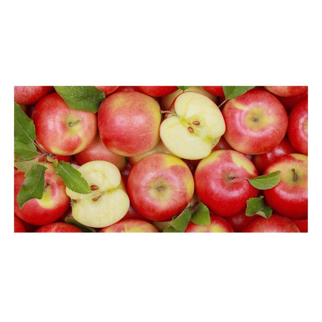 Leinwandbilder Gemüse & Obst Saftige Äpfel