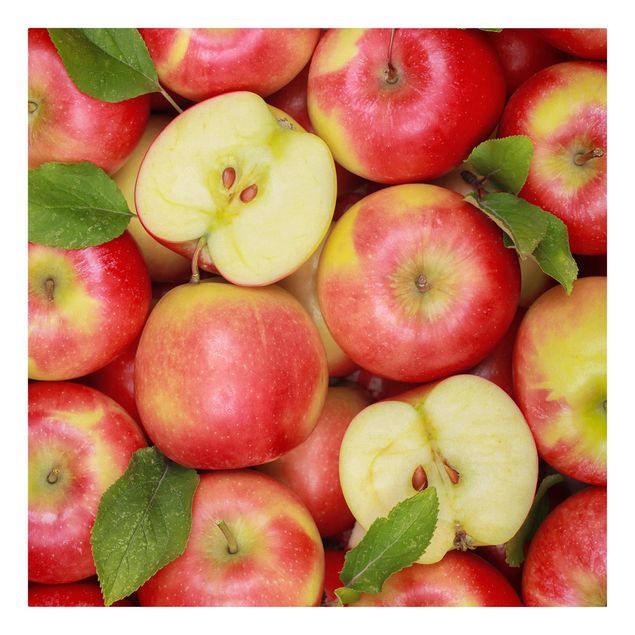 Leinwandbilder Gemüse & Obst Saftige Äpfel