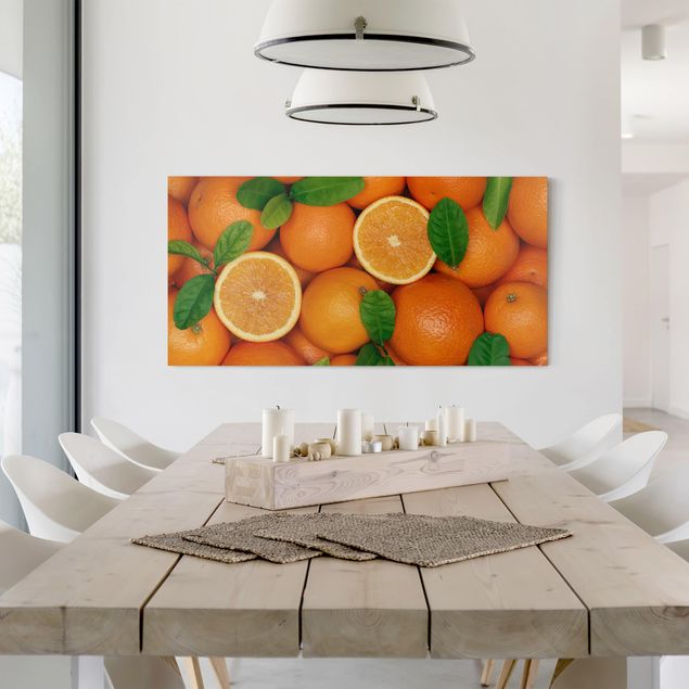 Wandbilder Floral Saftige Orangen