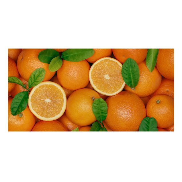 Leinwandbilder Gemüse & Obst Saftige Orangen