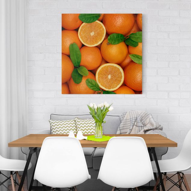 Wandbilder Floral Saftige Orangen