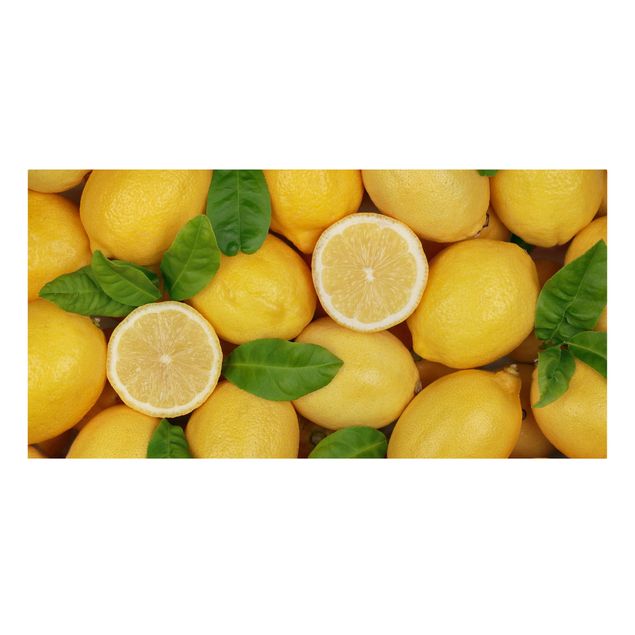 Leinwandbilder Gemüse & Obst Saftige Zitronen