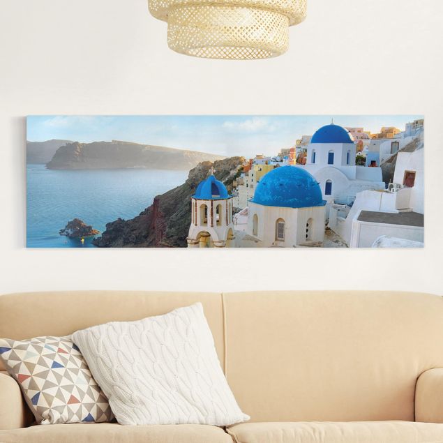 Wanddeko Küche Santorini