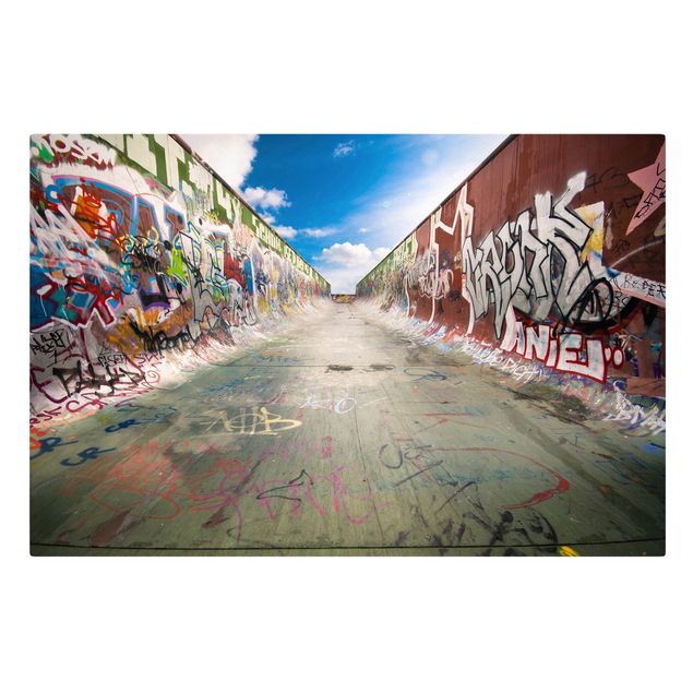 Wandbilder Industrial Skate Graffiti