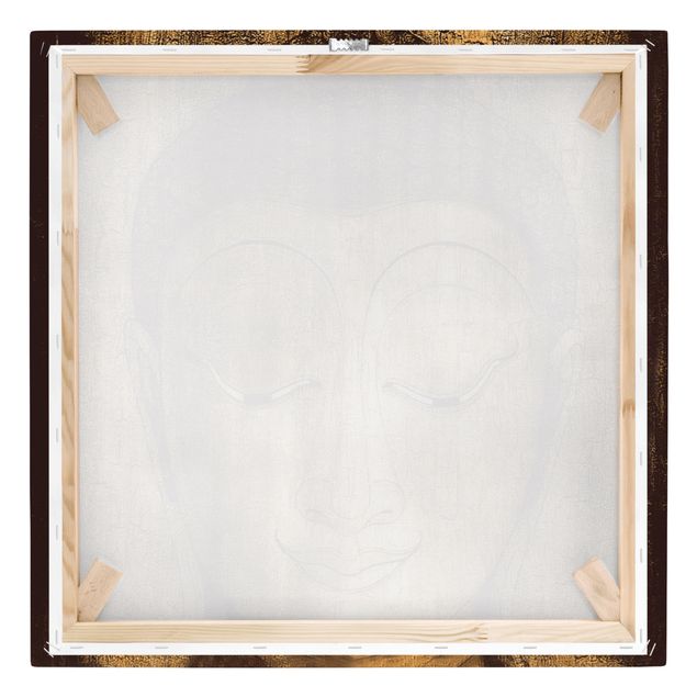 schöne Leinwandbilder Smiling Buddha