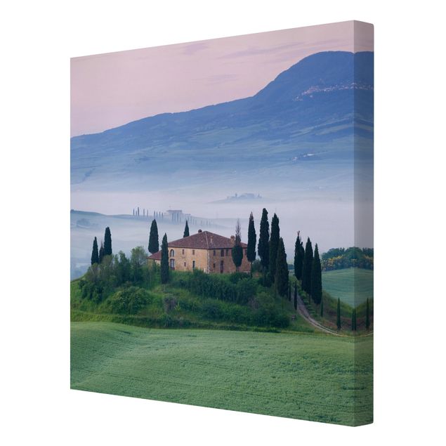 Wandbilder Architektur & Skyline Sonnenaufgang in der Toskana
