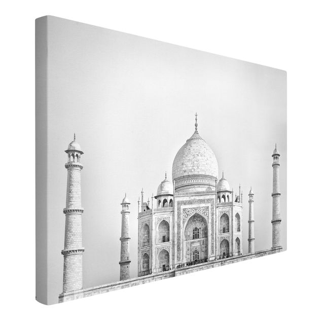 Wandbilder Architektur & Skyline Taj Mahal in Grau