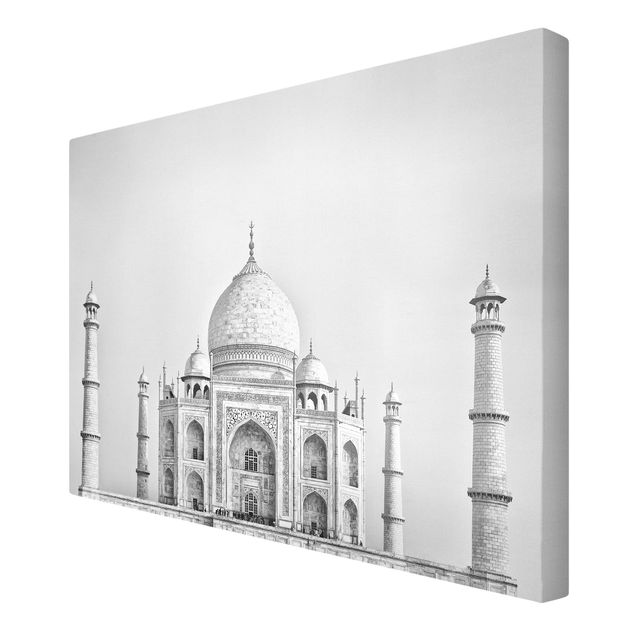 Wandbilder Taj Mahal in Grau