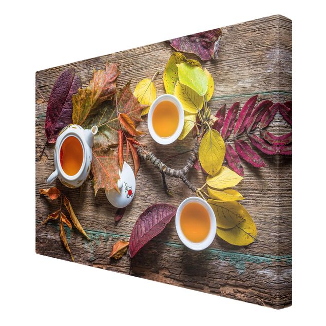 Wandbilder Orange Tee im September
