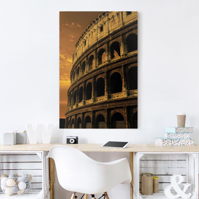 Italien Bilder auf Leinwand The Colosseum