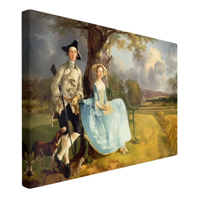 Leinwand Kunst Thomas Gainsborough - Das Ehepaar Andrews