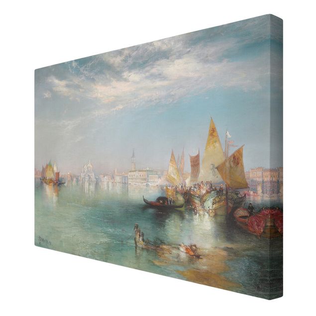 Leinwand Kunst Thomas Moran - Canal Grande Venedig