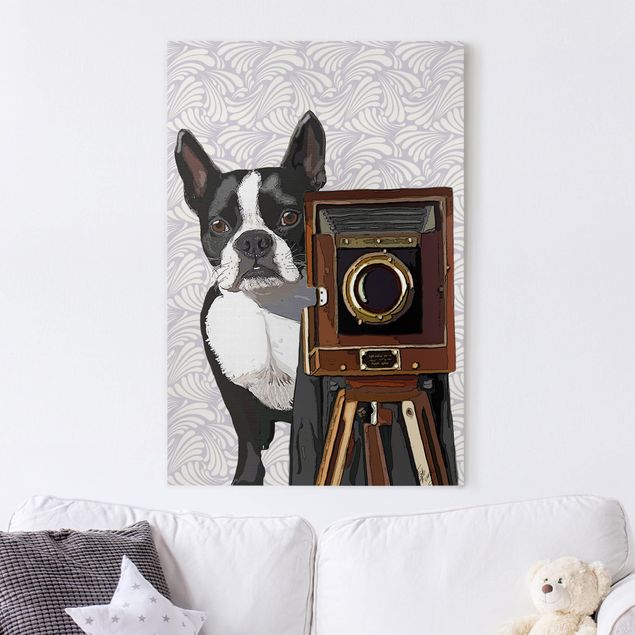 Wanddeko Küche Tierfotograf Terrier