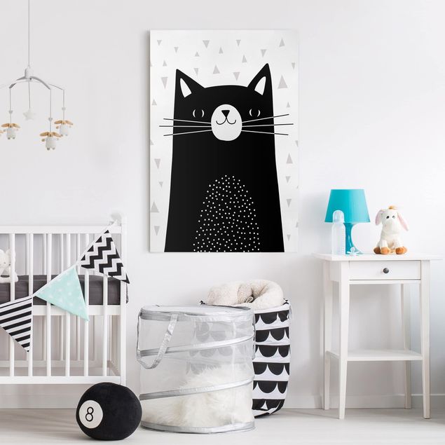 Wandbilder Katzen Tierpark mit Mustern - Katze