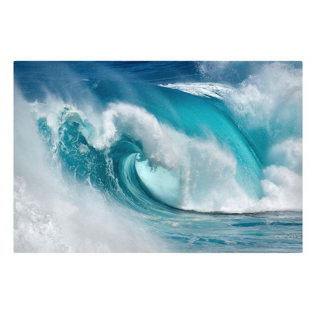 Natur Leinwand Tosende Wellen
