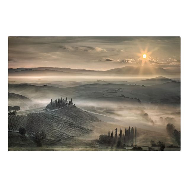 Wandbilder Natur Toskana-Morgen