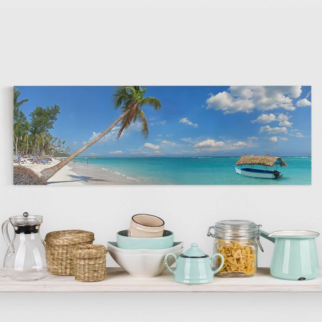 Wanddeko Küche Tropischer Strand