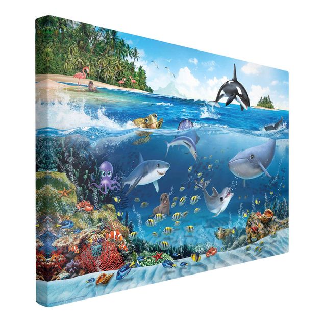 Wandbilder Landschaften Animal Club International - Unterwasserwelt mit Tieren