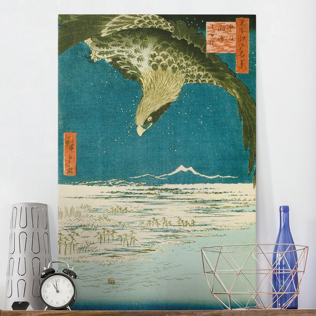Küchen Deko Utagawa Hiroshige - Die Hunderttausend-Tsubo-Ebene