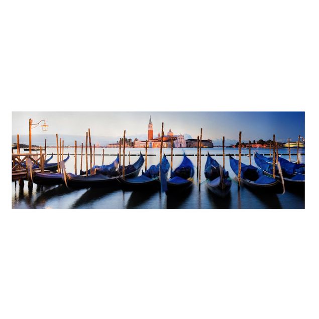 Leinwandbilder Städte Venice Gondolas