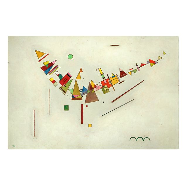 Wandbilder Kunstdrucke Wassily Kandinsky - Winkelschwung