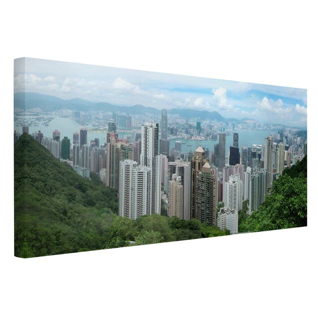Skyline Leinwandbild Watching HongKong