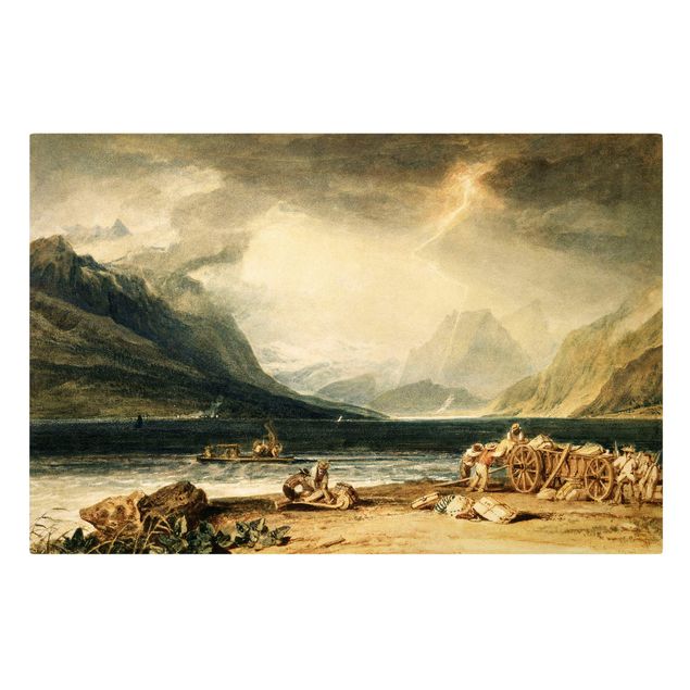 Leinwandbilder Berge William Turner - Thunersee